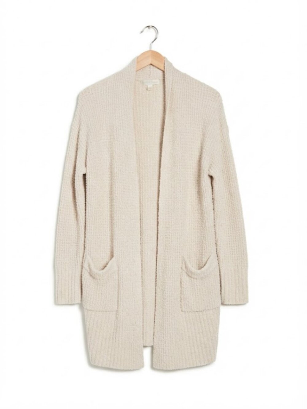 Barefoot Dreams Cozychic Lite Cardigan in Cream / Oatmeal- M- MSRP $138+